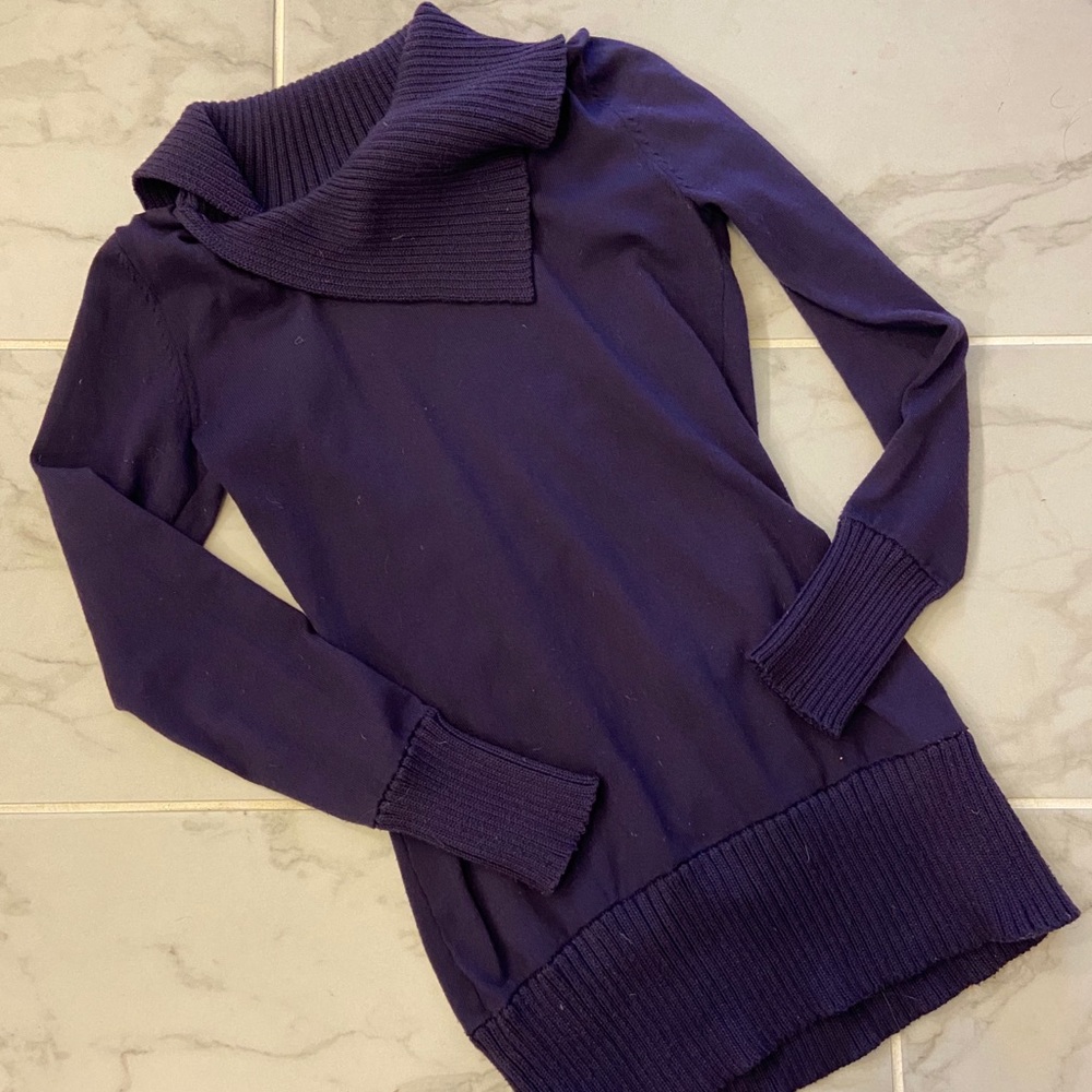 The Limited Purple Sweater
